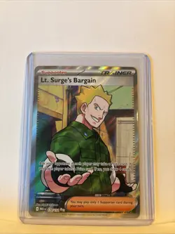 Lt. Surge's Bargain 170/132 - Full Art - Pokemon Mega Evolution - Image 2