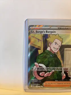 Lt. Surge's Bargain 170/132 - Full Art - Pokemon Mega Evolution - Image 3