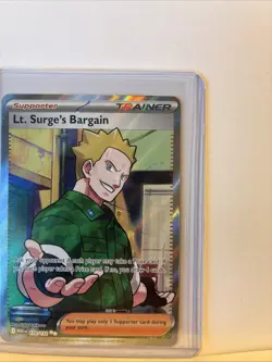Lt. Surge's Bargain 170/132 - Full Art - Pokemon Mega Evolution - Image 4