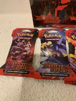 POKEMON TCG DESTINED RIVALS ELITE TRAINER BOX & BOOSTER PACK LOT(5) ALL ARTS - Image 2