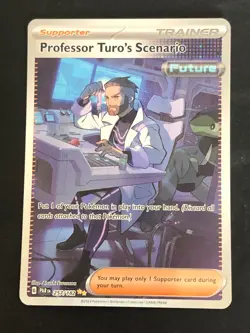 Professor Turo's Scenario - 257/182 - Pokemon Paradox Rift Illustration NM - Image 1