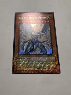 Blue-Eyes Shining Dragon RP02-EN096 Secret Rare NM *Foil Bleed* - Image 2