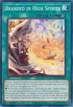 x3 Branded in High Spirits - MP22-EN217 - Common - 1st Edition Yu-Gi-Oh! M/NM - Image 1