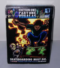 STOKED! Skateboarding Must Die Trading Card Game Edition 1 Part One Vegalas RARE - Image 1