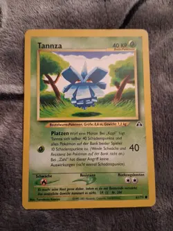 Pokemon Card German Neo Discovery Pineco (Tannza) 61/75. Vintage - Image 1