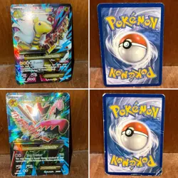 M Scizor Ex 120/122 & M Ampharos 88/98 Pokemon XY Card Lot MP/HP - Image 1