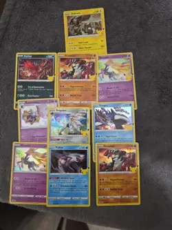 Pokemon TCG Celebrations Card Lot Of 10 - Image 1