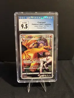 CGC 9.5 Charizard Pokemon VMAX Climax Japanese Card - Image 1