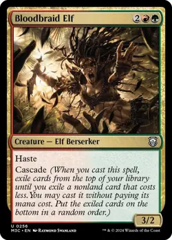 Bloodbraid Elf 256 MTG Commander M3C Uncommon NP - Image 1