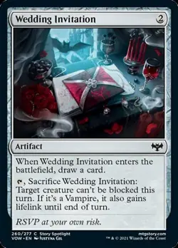 Wedding Invitation - Near Mint MTG Innistrad: Crimson Vow - Image 1