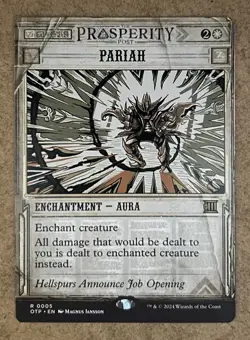 Pariah - Outlaws of Thunder Junction Breaking News - NM MTG - Image 1