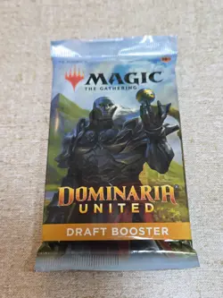Magic the Gathering MTG - Dominaria United DRAFT Booster Pack Factory Sealed - Image 1
