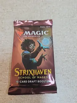 Magic The Gathering MTG Strixhaven School of Mages Draft Booster Factory SEALED - Image 1