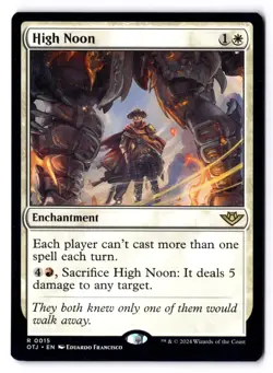 High Noon NM* Outlaws Of Thunder Junction ENGLISH 0015 mtg -UnltdCards - Image 1