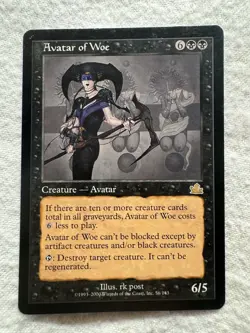 MTG - Avatar of Woe - Prophecy - LP - Free Shipping! - Image 1