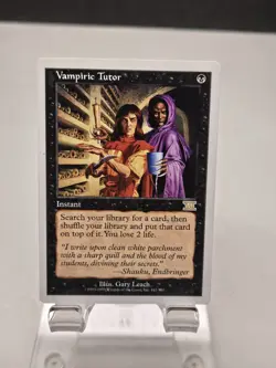 MTG VAMPIRIC TUTOR MP 6th Edition 161/350 - Image 1