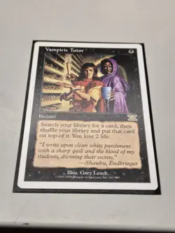 MTG VAMPIRIC TUTOR MP 6th Edition 161/350 - Image 3