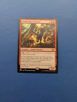 MTG Goblin Razerunners: Kamigawa Neon Dynasty Commander #106 - NM - Image 1