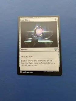 MTG Sol Ring: Kamigawa Neon Dynasty Commander #161 - NM-MT - Image 1