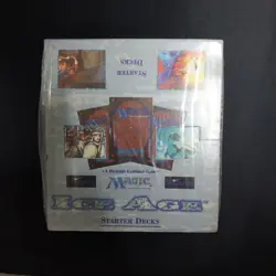MTG - Ice Age starter Deck box New Factory Sealed Box, shrink damage - Image 1
