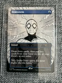 MTG Spider-man Brainstorm (7016) Secret Lair Regular - NM - Image 3