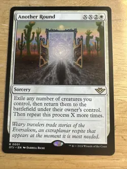x1 Another Round OTJ MTG 1 RARE M/NM 1x - Image 1