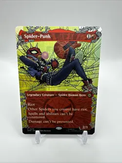 Spider-Punk (0210) (Borderless) Marvel's Spider-Man Regular MTG NM - Image 1