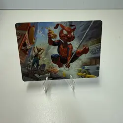 MTG: Marvel's Spider-Man Spider-Ham, Peter Porker Art Series 19/54 Signed - Image 1
