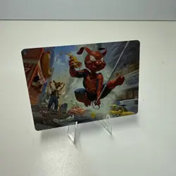 MTG: Marvel's Spider-Man Spider-Ham, Peter Porker Art Series 19/54 Signed - Image 4