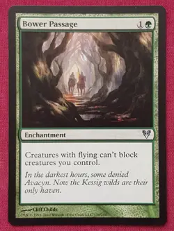 Magic The Gathering AVACYN RESTORED BOWER PASSAGE green card MTG - Image 1