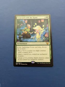MTG Concord with the Kami: Kamigawa Neon Dynasty Commander #25 - NM-MT - Image 1