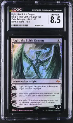 UGIN, THE SPIRIT DRAGON Fate Reforged Foil Mythic CGC 8.5 MTG [Nostalgium] - Image 1
