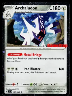 SEALED Archaludon 107/142 Gamestop Pokemon Promos Near Mint - Image 1