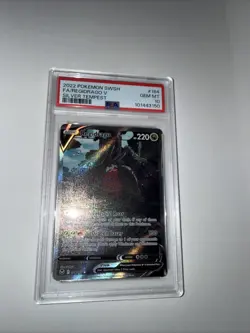 2022 Pokemon SWSH Silver Tempest Regidrago V #184/195 PSA 10 - Image 2