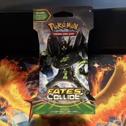 Pokemon TCG: Fates Collide Trading Cards - One Pack of 10 Cards, Factory Sealed - Image 1