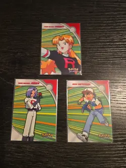 Pokemon Topps Ash Ketchum HV1-HV5 Heroes & Villains - Image 1
