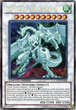 Yugioh! HP Shooting Star Dragon - CT07-EN004 - Secret Rare - Limited Edition Hea - Image 1
