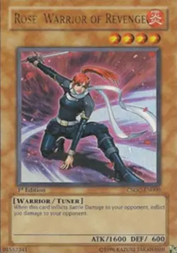 Yugioh! HP Rose, Warrior of Revenge - CSOC-EN000 - Ultra Rare - Unlimited Editio - Image 1
