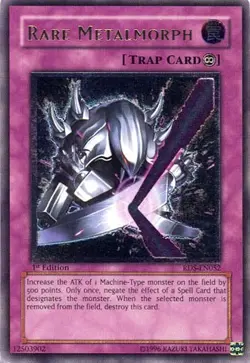 Yugioh! HP Rare Metalmorph - RDS-EN052 - Ultimate Rare - 1st Edition Heavily Pla - Image 1