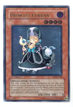 Yugioh! HP Princess Curran - SOI-EN028 - Ultimate Rare - 1st Edition Heavily Pla - Image 1