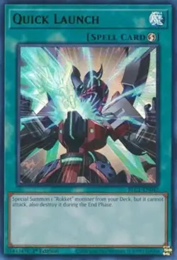 Yugioh! HP Quick Launch - BLC1-EN042 - Ultra Rare - 1st Edition Heavily Played, - Image 1