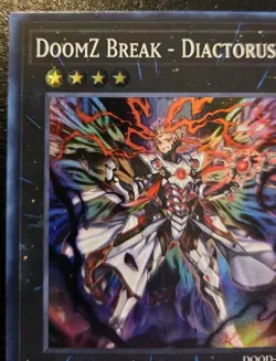 DoomZ Break - Diactorus DOOD-EN046 1st Ed. Super Rare Doom Of Dimensions YuGiOh - Image 2