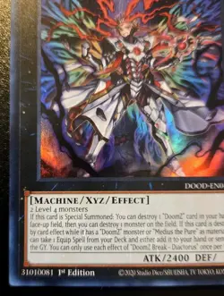 DoomZ Break - Diactorus DOOD-EN046 1st Ed. Super Rare Doom Of Dimensions YuGiOh - Image 4