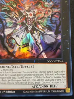 DoomZ Break - Diactorus DOOD-EN046 1st Ed. Super Rare Doom Of Dimensions YuGiOh - Image 5