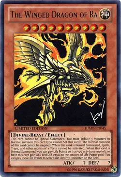 Yugioh! HP The Winged Dragon of Ra - JUMP-EN045 - Ultra Rare - Limited Edition H - Image 1