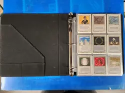 Magic the Gathering Lot of "Unlimited" Cards in Binder - Image 1