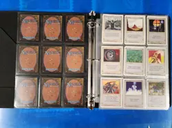 Magic the Gathering Lot of "Unlimited" Cards in Binder - Image 2