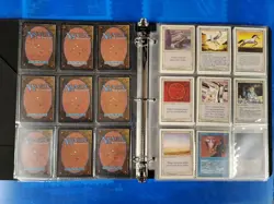 Magic the Gathering Lot of "Unlimited" Cards in Binder - Image 3