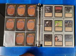 Magic the Gathering Lot of "Unlimited" Cards in Binder - Image 5