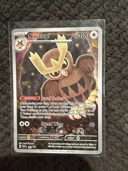 Pokemon TCG Noctowl #141 Promo Card Stellar Crown ETB, NM/MT Condition - Image 1
